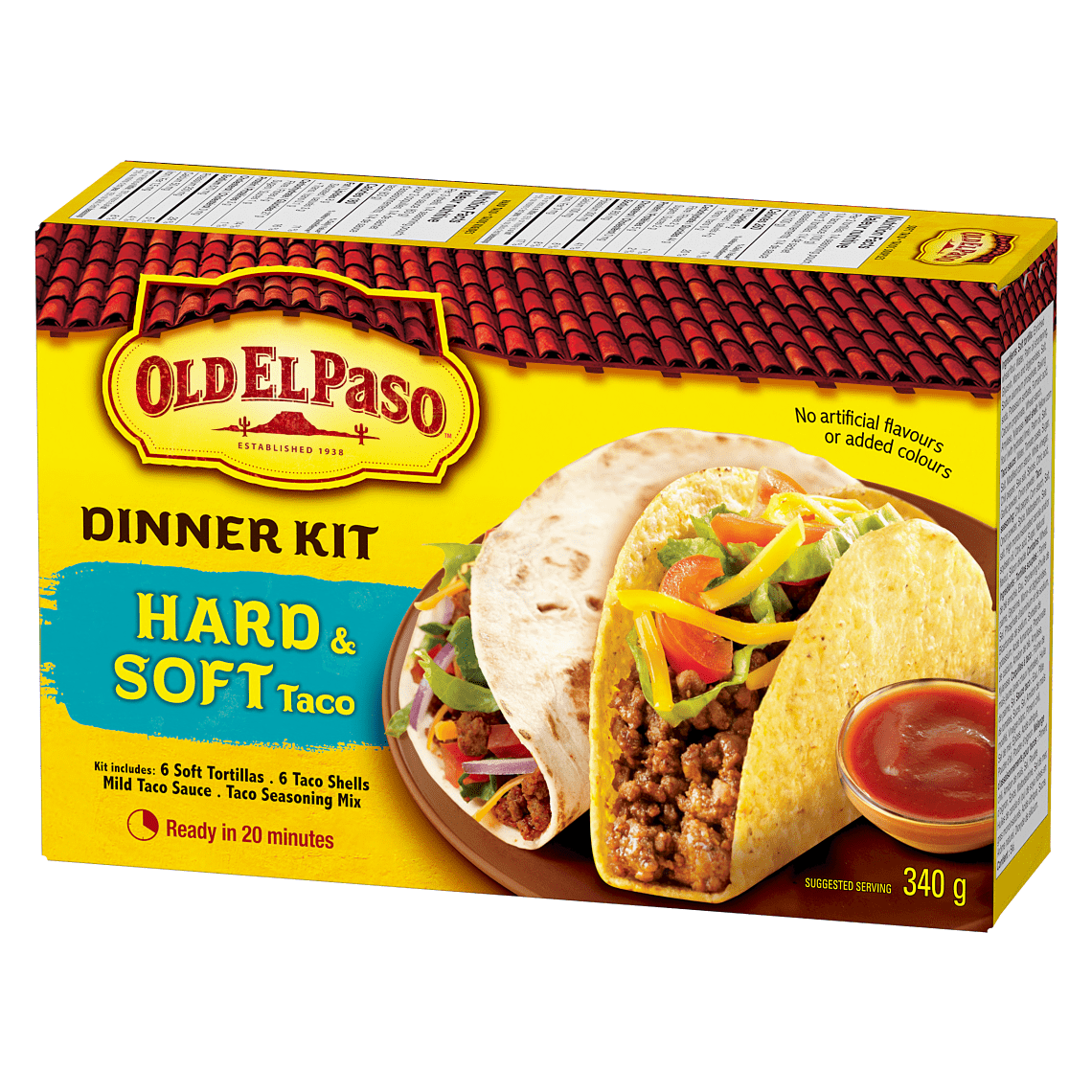 Hard And Soft Tortilla Dinner Kit Old El Paso 9230